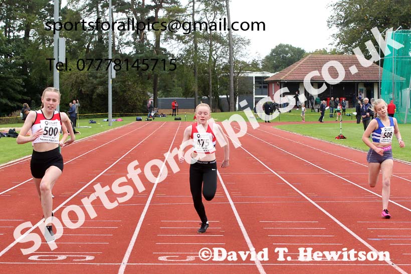 100 metres, NECAA Open Meeting, Morpeth, Sunday, September 27th. David T. Hewitson/Sports for All Pics